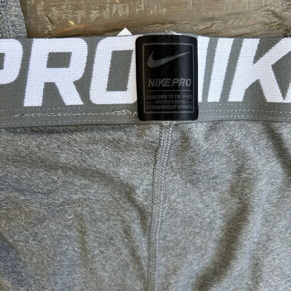 Nike Kids Gray Dri-FIT Pro Tights Leggins Casual Athletic Activewear  Sz XS - Picture 9 of 16